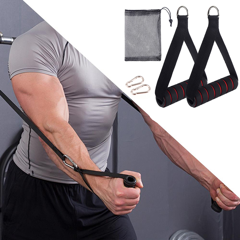 D Ring Strap - مقبض آلة الكابلات شديد التحمل مع