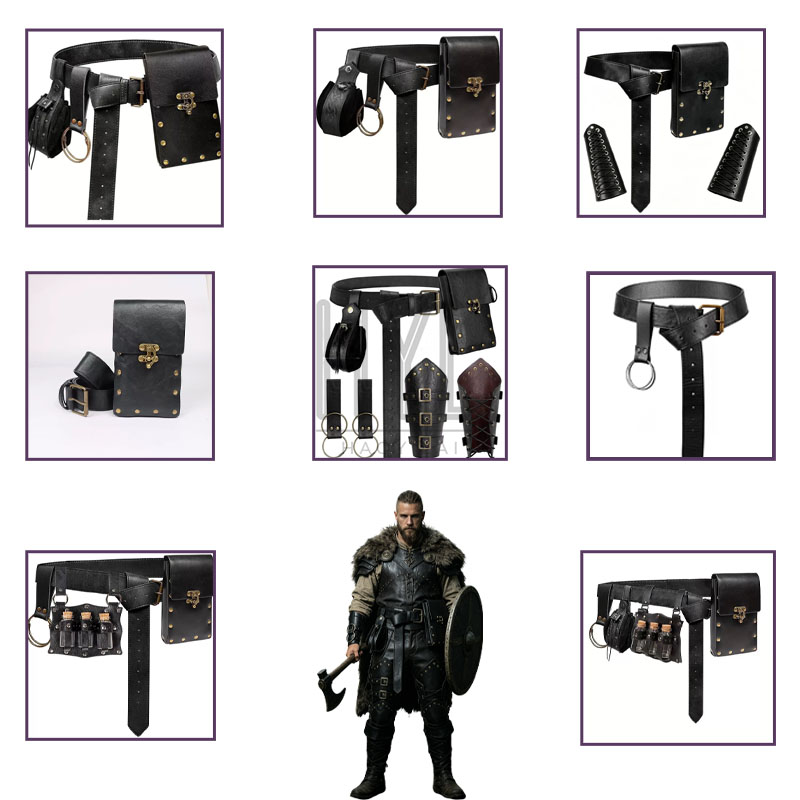 مجموعة إكسسوارات زي الفايكنج،  - مراجعة Cosplay Prop وسعره